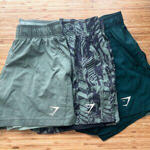 EUC | Gymshark | Sport 5" 2 In 1 Shorts | 3 pairs | bundle